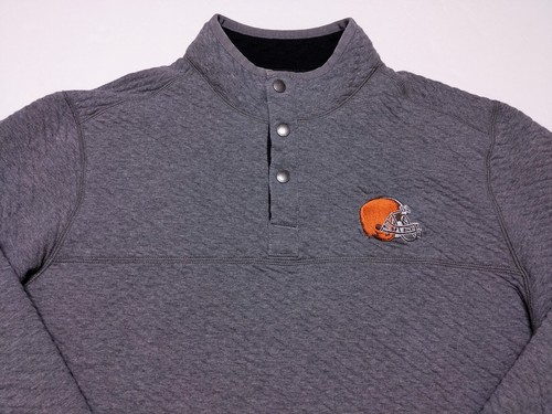 TOMMY BAHAMA Cleveland Browns NFL Reversible Sweater Snap XXl 2XL - Picture 12 of 15