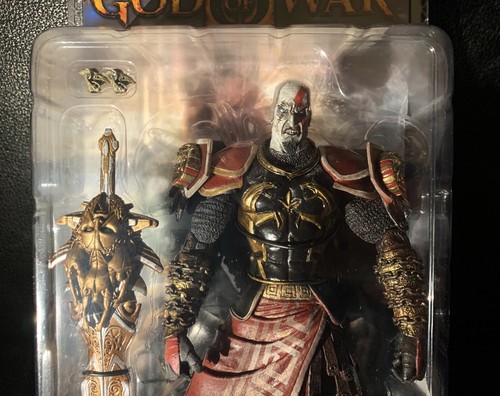 God of War 2 Figur Kratos in Ares Armor Player Select Neca ORIGINAL NEU OVP RAR - Picture 8 of 9