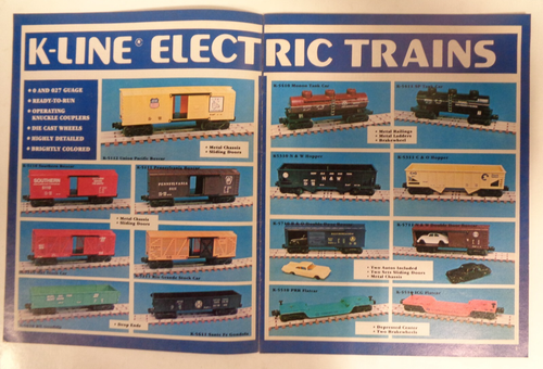 Vintage K-Line Electric Trains 1986 Catalog - Picture 2 of 13