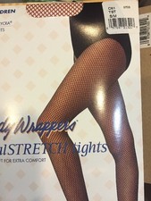 Seamless Fishnet Dance Tights Body Wrappers C61 TAN SUNTAN TST CHILDREN S/M 4-7