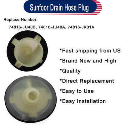 Sunroof Drain Hose Plug Fit for Nissan Infiniti G37 QX50 Q50 QX60