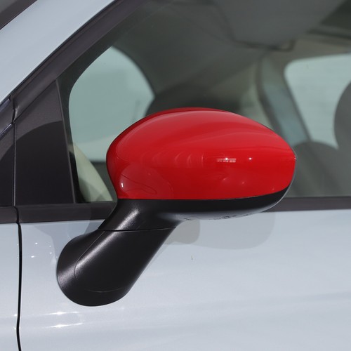 2pcs Red Wing Mirror Covers Cap For Fiat 500 Abarth 595 2010-up - Bild 6 von 16