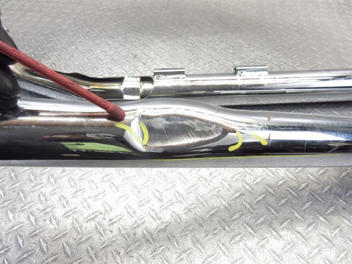 2001 00-03 Yamaha VSTAR 1100 XVS1100 Classic Exhaust Pipe Muffler Set - Picture 7 of 15