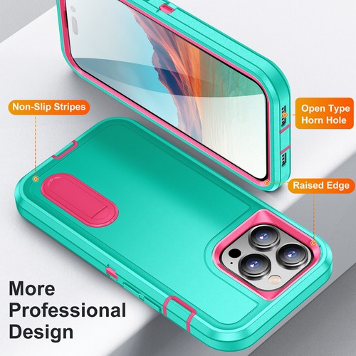 For iPhone 16 Pro Max 15 14 13 12 11 XS Heavy Duty Shockproof Phone Case Cover - Picture 6 of 91