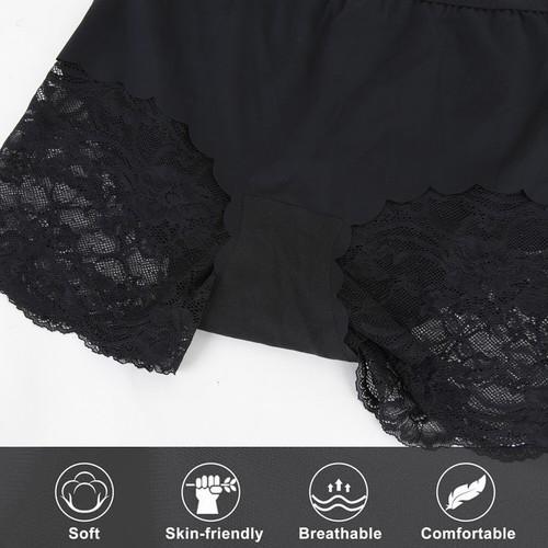 Women Slip Shorts for Under Dresses Anti Chafing Lace Panties Boyshort Underwear - Bild 7 von 23