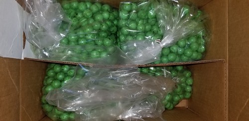 Old Green Shell White Fill Paintball Box