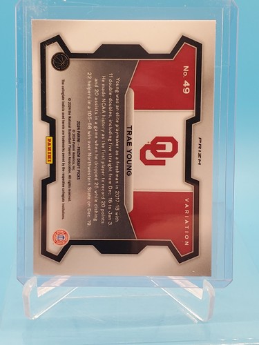 2024 Panini Prizm Draft Picks Trae Young Silver Prizm Variation - Picture 2 of 2