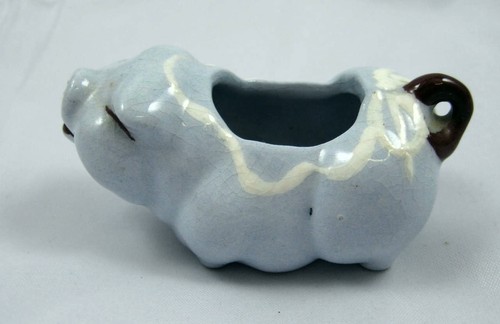 Hagen Renaker pig tooth pick holder or creamer retired considered RARE - Picture 2 of 4