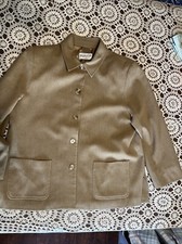 VTG Pendleton Button Front Lnd Shirt Jacket 100 Virgin Wool 42" Chest Camel Tan