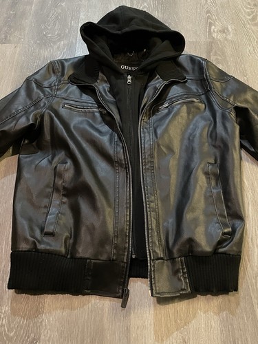 Guess Kunstlederjacke Herren Größe L Schwarz Style Nummer 112AU567 - Bild 4 von 14