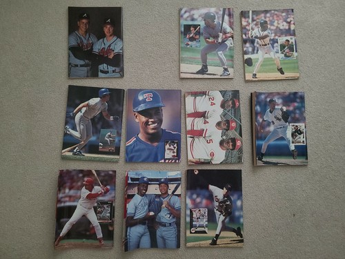 Beckett Baseballkarte monatlich 1992 Teiljahrssatz.  Feb. und Dez. fehlen  - Bild 2 von 2