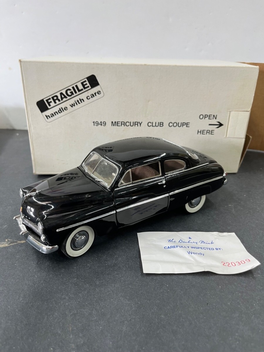 DANBURY MINT 1949 Mercury Club Coupe Black 1/24 Diecast W