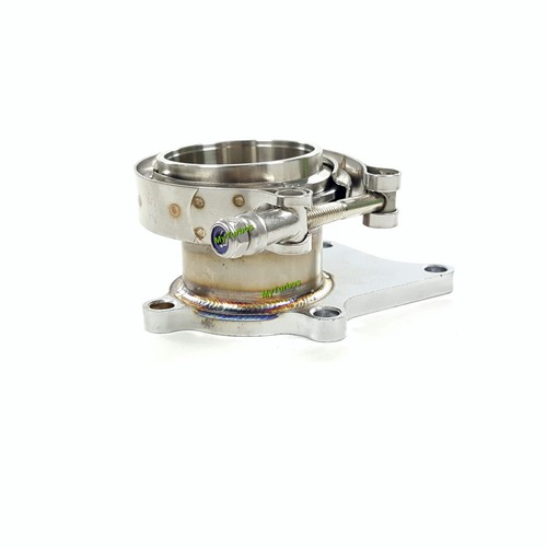 T3 T3/T4 T3/T04E Kit de brida adaptador de conversión de escape turbo banda V de 5 pernos a 3" - Imagen 9 de 9