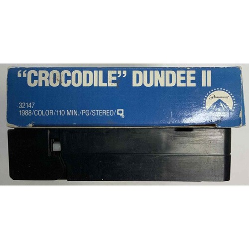 Crocodile Dundee II 1988 VHS Paul Hogan LindaKozlowski MediaGnu - Picture 3 of 12