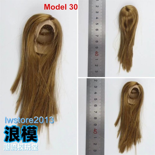 1/6 Artificial Hair Wig Cover For 12" Female Phicen TBL JO Figure Head Body Toys - Picture 43 of 45