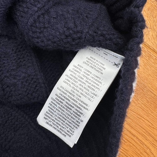 Polo Ralph Lauren dunkelblau Strickjacke Herren Wolle und Kaschmirmischung Gr. M - Bild 11 von 17