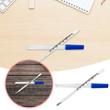 Mercury Fever Thermometer - Fast Oral/Ear Temperature Check, Durable Glass Desig