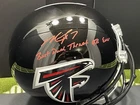 Michael Vick Signed Atlanta Falcons Full Size Helmet Best Dual Threat QB Ever 28