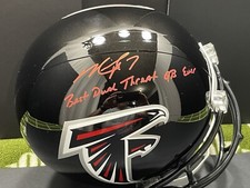 Michael Vick Signed Atlanta Falcons Full Size Helmet Best Dual Threat QB Ever 28