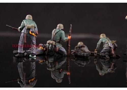 1/72 TANK WW2 10pcs Germany soldiers in battle War toy in stock - Picture 3 of 7