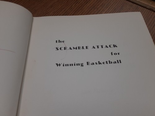 Vintage 1968 The Scramble Attack For Winning Basketball Coaches Strategy Book - Picture 6 of 17
