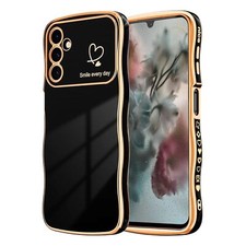 Funda Forro Mujer Moda Negro Protector Para Samsung Galaxy S24 Plus