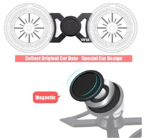 Carbon Fiber Magnetic 360 Degree Car Mobile Phone Holder for A3 S3 RS3 8V 2013+ - Picture 4 of 8