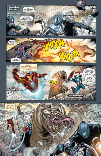 POW RODRIX 2012 AVENGERS ORIG. INK ART-IRON MAN, CAPT. AMERICA, BARON ZEMO! - Picture 2 of 3