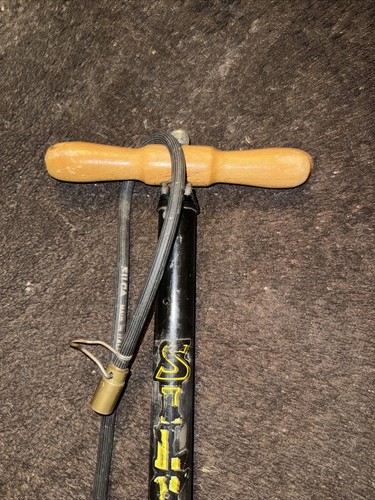 Vintage Silca Floor Bicycle Bike Air Pump Black Made in Italy 25” - Picture 4 of 10