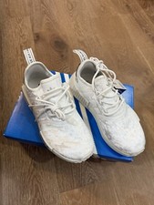 adidas NMD_R1 'White Silver Metallic White W for sale | eBay