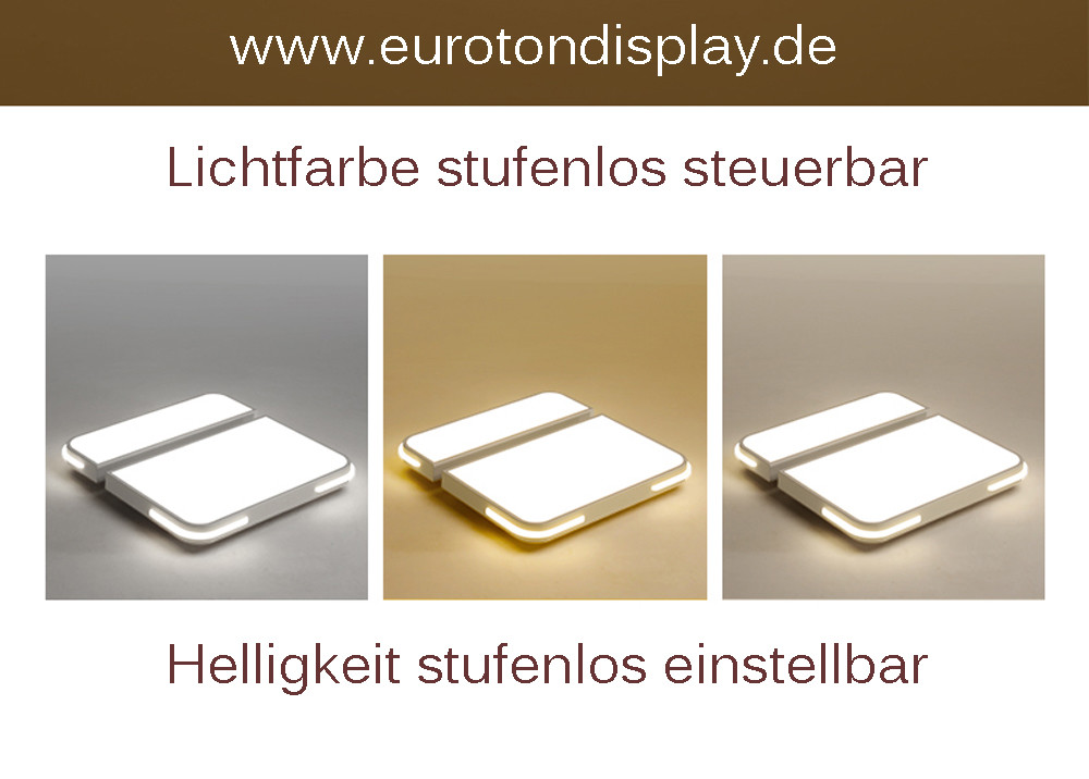 LED s1687-2 Coloreeee Coloreeee Coloreeee della luce e luminosità regolabile Lampada da soffitto Acrilico con parsimonia A + 2e6232 LED s1687-2 Coloreeee Coloreeee Coloreeee della luce e luminosità regolabile Lampada da soffitto Acrilico con parsimonia A + 2e6232