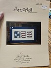 Angel Stitchin America Cross Stitch Pattern Patriotic Flag