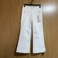 NWT Obermeyer Girl  s Small 8 Brooke Snow Pants White