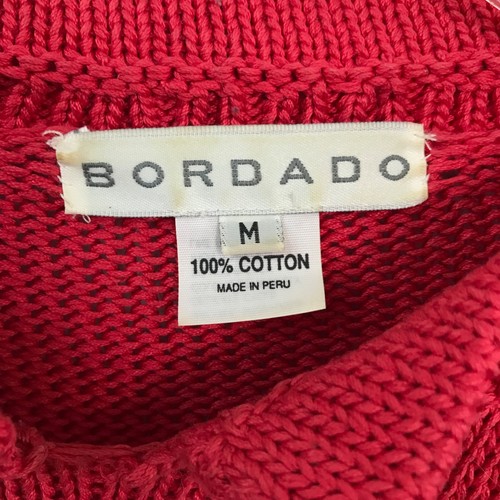 Suéter Bordado Cascanueces Vacaciones Feo Navidad Talla Mediana Rojo/Verde Algodón - Imagen 6 de 7