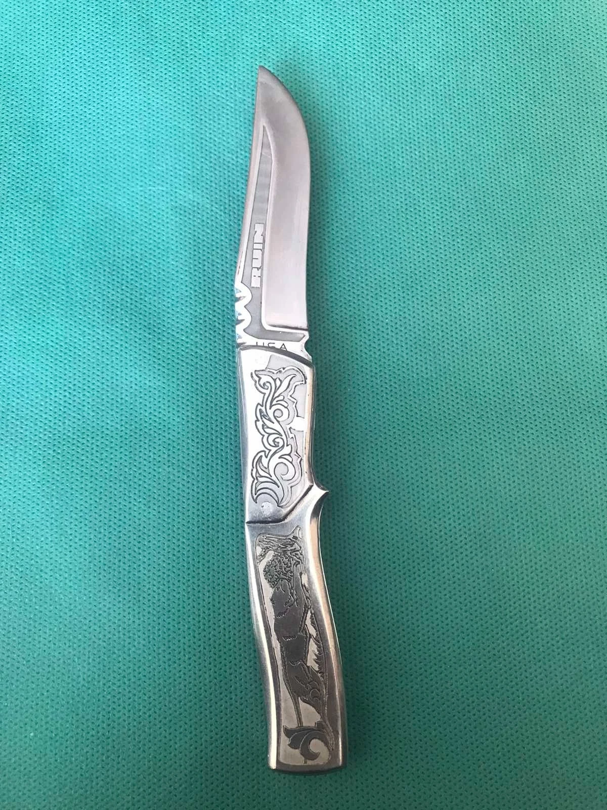 Vintage handmade pocket knife.