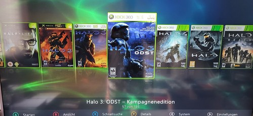 Xbox 360 Slim 500GB RGH3 Laufwerk Flash Kinect LED MOD Blau Hall Effect Sticks - Bild 23 von 24