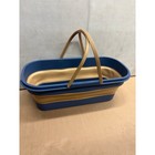 MircleMop Collapsible Mop Bucket, Blue and Tan JUST THE BUCKET 22x10x8"