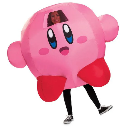 Disfraz de Kirby inflable Nintendo para adulto - Imagen 2 de 6