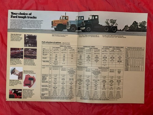 1979 Ford "L-LINE" - Original Truck Dealer Sales Brochure / Catalog - Picture 4 of 5