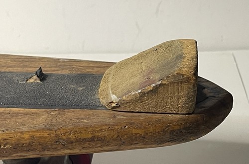 PER RESTAURO Skateboard Deck Vintage anni 70 Legno Pavimentato Ruote Rosse California - Foto 8 di 23
