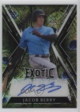 2023 Leaf Exotic Peacock Mojo 5/7 Jacob Berry #BA-JB1 Auto 0bz