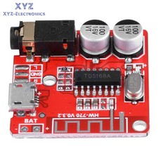 DC3.7-5V Mini Bluetooth 5.0 Audio Receiver MP3 Decoder Lossless Amplifier Module