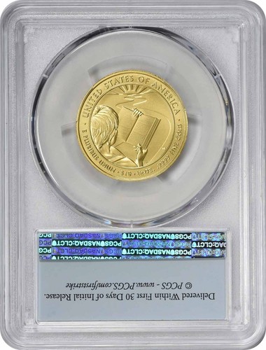 2020-W Barbara Bush First Spouse $10 Gold MS70 First Strike PCGS - Picture 2 of 2
