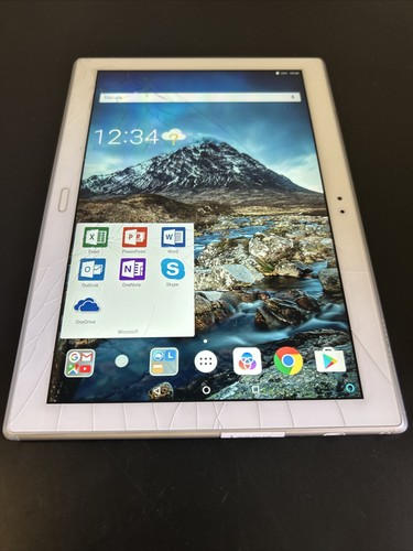 Lenovo Tab 4 Plus 10" TB-X704F 16GB Wi-Fi White Tablet Cracked Read DK535 - Picture 6 of 8