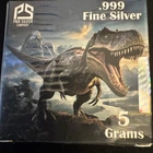 Pan Silver Company T-Rex Bar .999 Fine Silver, 5 grams - Sealed 1964 of 3000
