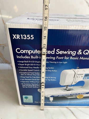 Brother Computerized Sewing & Quilting Machine Model XR1355 (Brand New Sealed) - Picture 12 of 14