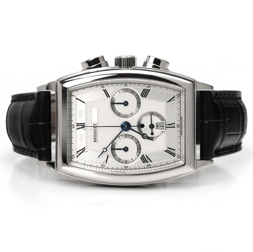 Breguet Heritage Chronograph Wristwatch 5460BB/12/996 White Gold
