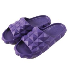 Womens Valentino     Valentino Garavani Roman Studs Turtle Rubber Sandals Purple