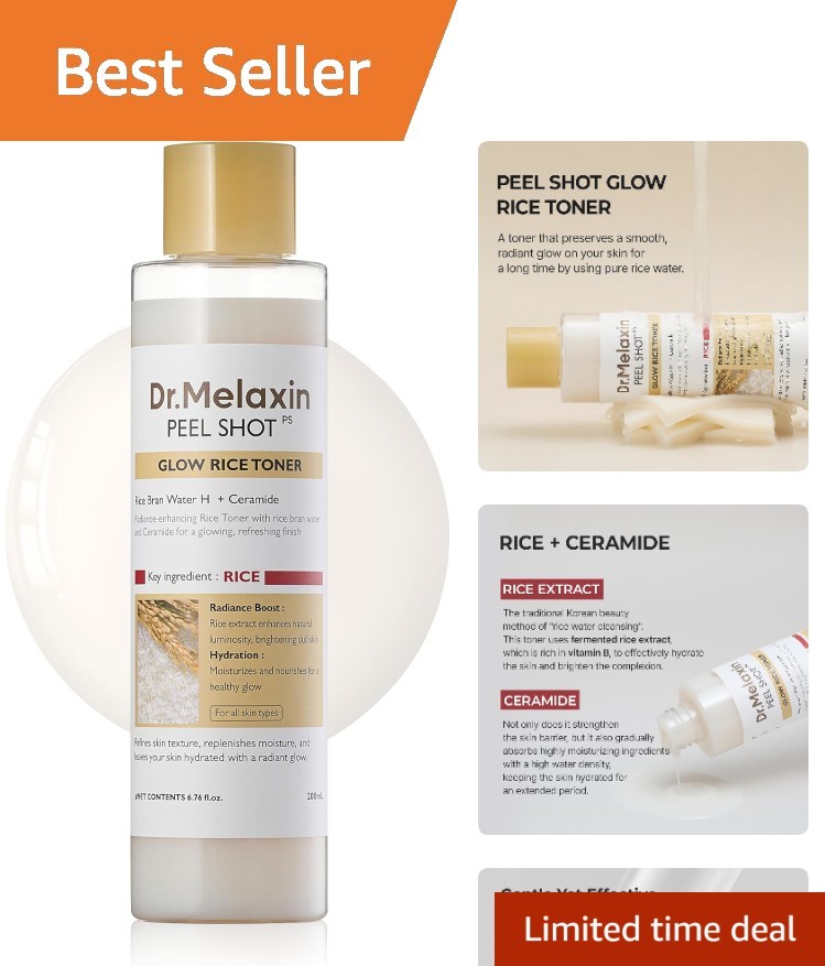 Glow Rice Toner 200ml - Hydrating & Nourishing Korean Skincare Innovation