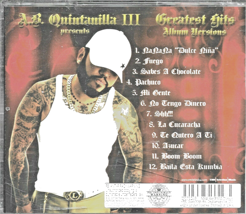 A B Quintanilla III Presents Greatest Hits Album Versions CD 2007 EMI Records - Picture 2 of 8